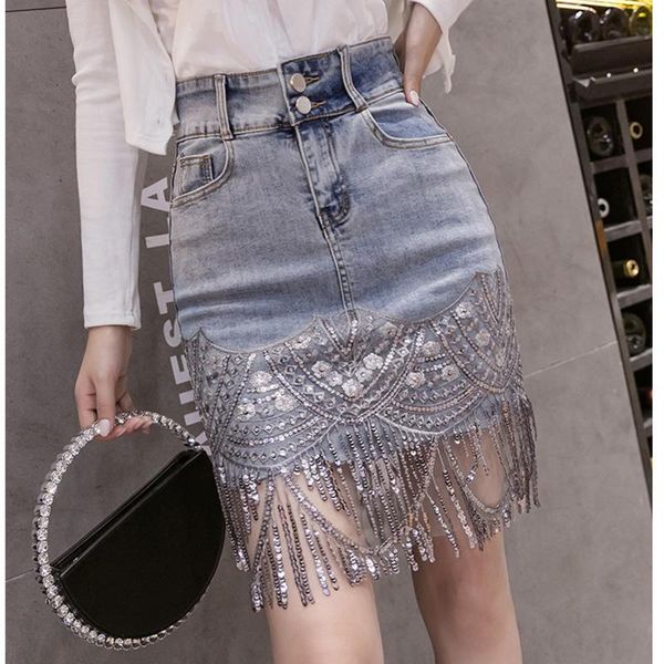 skirts 2021 y2k vintage denim women tassel a line summer high waist harajuku casual sequins mini skirt fashion ladies, Black
skirts 2021 y2k vintage denim women tassel a line summer high waist harajuku casual sequins mini skirt fashion ladies, Black