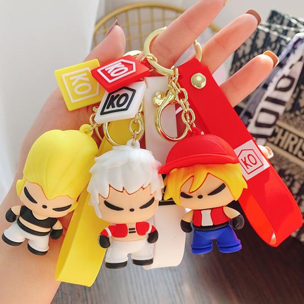 fashion cartoon keychain key buckle bag car handmade keychains man woman loves purse bags silica gel japanese the king of fighters role doll, Silver
fashion cartoon keychain key buckle bag car handmade keychains man woman loves purse bags silica gel japanese the king of fighters role doll, Silver