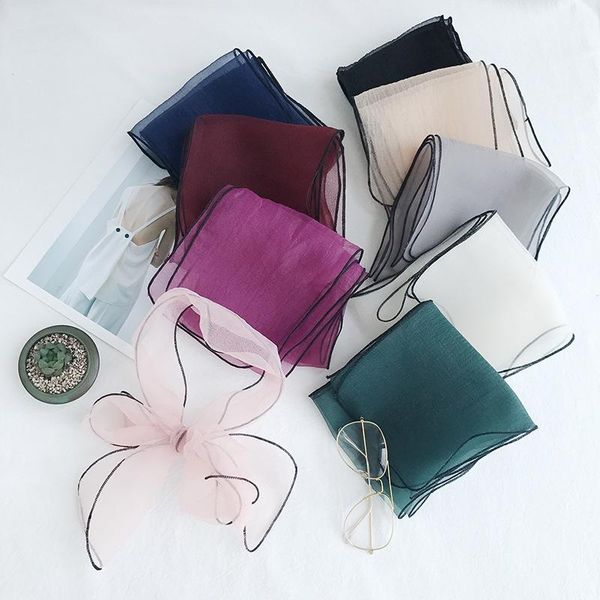 scarves spring summer elegant chic neckerchief scarf thin chiffon small transparent narrow long ring shawl 15x140cm, Blue;gray
scarves spring summer elegant chic neckerchief scarf thin chiffon small transparent narrow long ring shawl 15x140cm, Blue;gray
