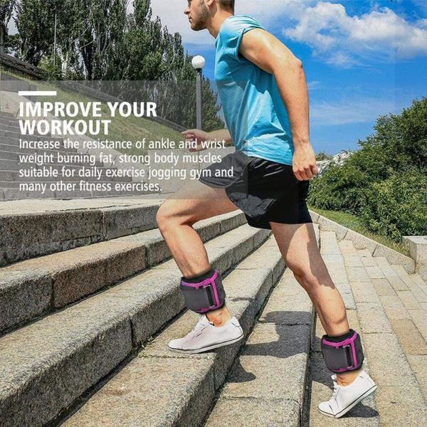 ankle support 0.6kg/pair adjustable wrist weights iron sand bag straps with neoprene padding for exercise fitness runni s6p7, Blue;black
ankle support 0.6kg/pair adjustable wrist weights iron sand bag straps with neoprene padding for exercise fitness runni s6p7, Blue;black