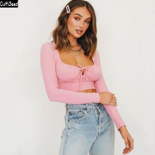 women's t-shirt cultiseed 2021 spring women square collar lacing up bandage strapless party short t-shirts female solid color tees top, White
women's t-shirt cultiseed 2021 spring women square collar lacing up bandage strapless party short t-shirts female solid color tees top, White