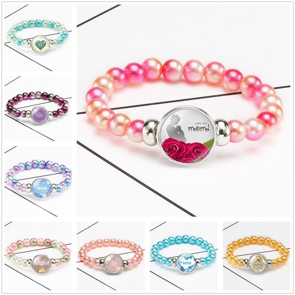 fashion mom pattern beaded bracelets glass charm strands women jewelry party home birthday lovely gifts decor, Black
fashion mom pattern beaded bracelets glass charm strands women jewelry party home birthday lovely gifts decor, Black