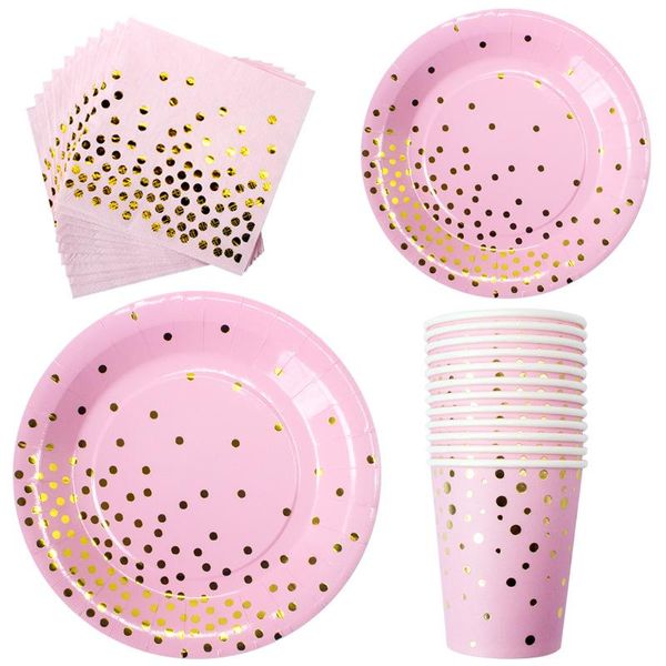 disposable dinnerware blue pink dot party tableware set paper plate cup napkin for wedding birthday decor baby shower supplies
disposable dinnerware blue pink dot party tableware set paper plate cup napkin for wedding birthday decor baby shower supplies