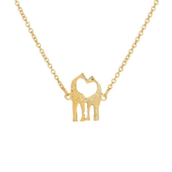 pendant necklaces 1 pc love kissing giraffe necklace women's simple fashion sika deer valentine's day souvenir lovers' creati, Silver
pendant necklaces 1 pc love kissing giraffe necklace women's simple fashion sika deer valentine's day souvenir lovers' creati, Silver