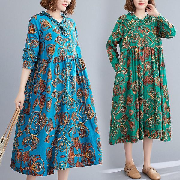 casual dresses long sleeve cotton linen vintage floral women loose woman dress elegant clothes 2021 spring autumn national style, Black;gray
casual dresses long sleeve cotton linen vintage floral women loose woman dress elegant clothes 2021 spring autumn national style, Black;gray