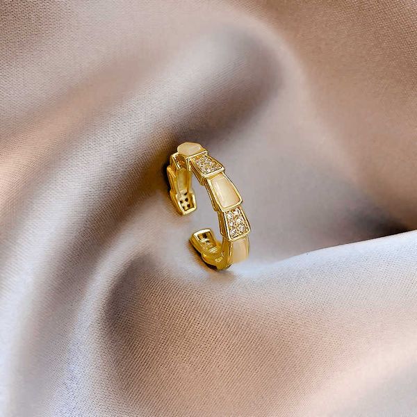 genuine gold electroplated cat's eye diamond ring, personalized female index finger ring, japanese and fashion indifference fashion rin, Silver
genuine gold electroplated cat's eye diamond ring, personalized female index finger ring, japanese and fashion indifference fashion rin, Silver