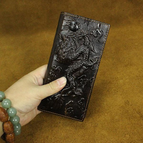 wallets 2021 dimensional dragon long wallet men's genuine leather brown credit/id card holder slim purse for men gift, Red;black
wallets 2021 dimensional dragon long wallet men's genuine leather brown credit/id card holder slim purse for men gift, Red;black