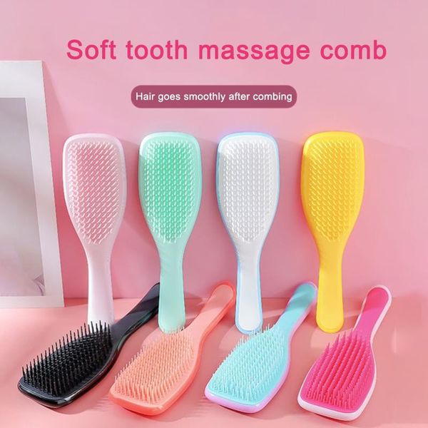 hair brushes female comb scalp massager professional salon tools barber detangling brush, Silver
hair brushes female comb scalp massager professional salon tools barber detangling brush, Silver