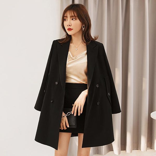 two piece dress yigelila autumn fashion black suits office lady double breasted solid turn down collar 91031+71034+5928, White
two piece dress yigelila autumn fashion black suits office lady double breasted solid turn down collar 91031+71034+5928, White