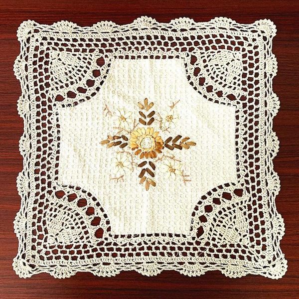 table cloth vintage cotton embroidered lace tablecloth square cover mat handmade crochet doily dining room wedding party decor
table cloth vintage cotton embroidered lace tablecloth square cover mat handmade crochet doily dining room wedding party decor