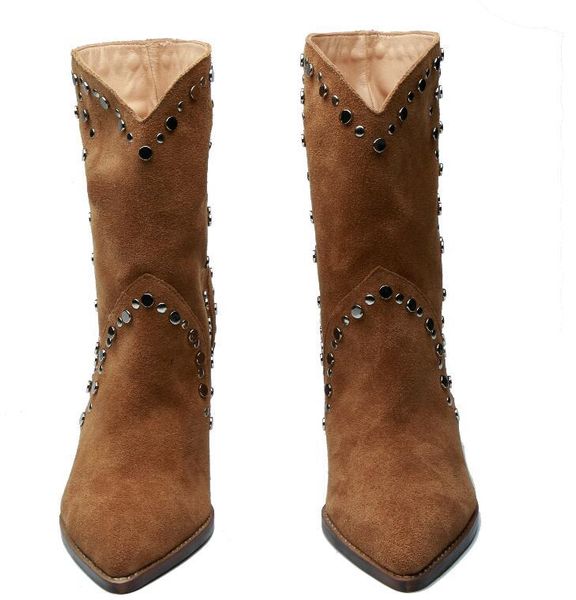 boot fashion winter/autumn child-suede mid-calf slide-on toe shoes feminine high heels ladies boots, Black
boot fashion winter/autumn child-suede mid-calf slide-on toe shoes feminine high heels ladies boots, Black