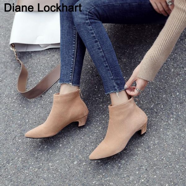 boots autumn women booties casual low heels spring woman pointed toe ankle black green botas mujer 2021 female shoes 32 33
boots autumn women booties casual low heels spring woman pointed toe ankle black green botas mujer 2021 female shoes 32 33