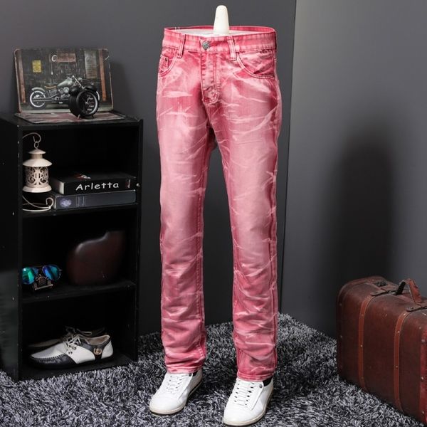 men's jeans red punk-style personality of the men loose in a straight line washing denim pants full length fashion clubwear casual plus, Blue
men's jeans red punk-style personality of the men loose in a straight line washing denim pants full length fashion clubwear casual plus, Blue