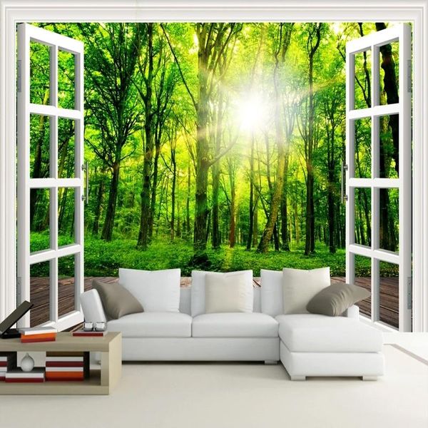 wallpapers custom po 3d sunshine green forest window nature landscape painting bedroom living room sofa decoration wall mural wallpaper
wallpapers custom po 3d sunshine green forest window nature landscape painting bedroom living room sofa decoration wall mural wallpaper