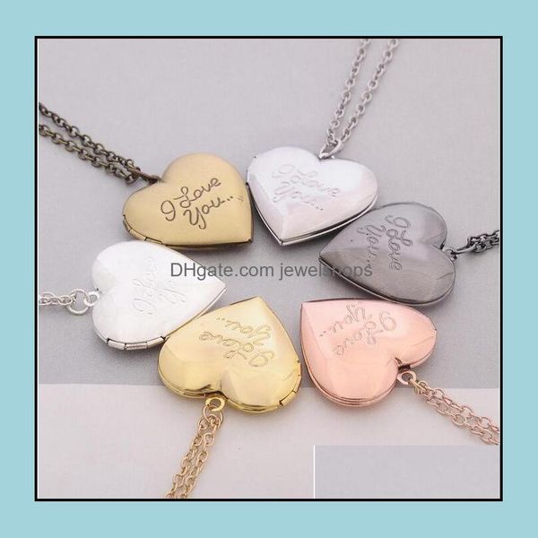 pendant necklaces & pendants jewelry i love you carving po frames locket heart necklace for women girlfriend valentines day gift drop delive, Silver
pendant necklaces & pendants jewelry i love you carving po frames locket heart necklace for women girlfriend valentines day gift drop delive, Silver