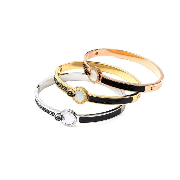 r style high womens jewelry snake bracelet titanium steel ceramic full star living card buckle bracelet rose gold cross-border, Black
r style high womens jewelry snake bracelet titanium steel ceramic full star living card buckle bracelet rose gold cross-border, Black