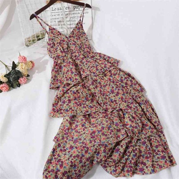 women's spaghetti strap dress spring summer french waist was thin cake cyber celebrity chiffon floral ml838 210506, Black;gray
women's spaghetti strap dress spring summer french waist was thin cake cyber celebrity chiffon floral ml838 210506, Black;gray