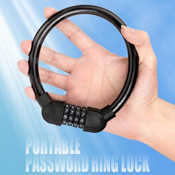 bike locks portable mountain lock anti-theft password ring fixed 4 digit code combination bicycle security equipment
bike locks portable mountain lock anti-theft password ring fixed 4 digit code combination bicycle security equipment