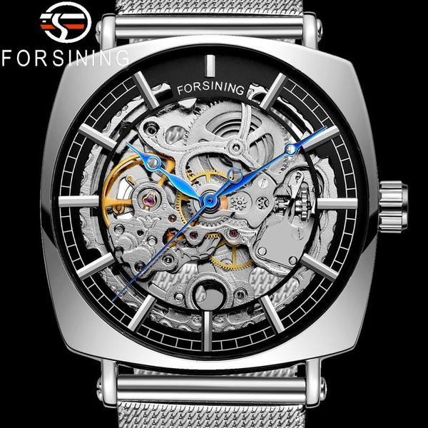 wristwatches forsining automatic mechanical men wristwatch military sport male clock skeleton stainless steel man watch 815, Slivery;brown
wristwatches forsining automatic mechanical men wristwatch military sport male clock skeleton stainless steel man watch 815, Slivery;brown