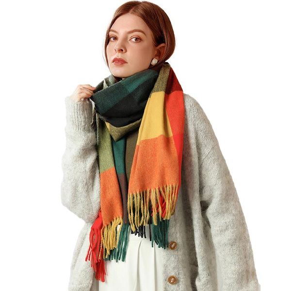 scarves luxury winter warm lady scarf fashion capes oversized shawls wraps cashmere pashmina plaid women ponchos girl accessories, Blue;gray
scarves luxury winter warm lady scarf fashion capes oversized shawls wraps cashmere pashmina plaid women ponchos girl accessories, Blue;gray