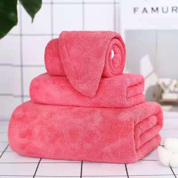 towel shower cap microfiber soft skin-friendly coral fleece absorbent bath towels home three-piece suit
towel shower cap microfiber soft skin-friendly coral fleece absorbent bath towels home three-piece suit