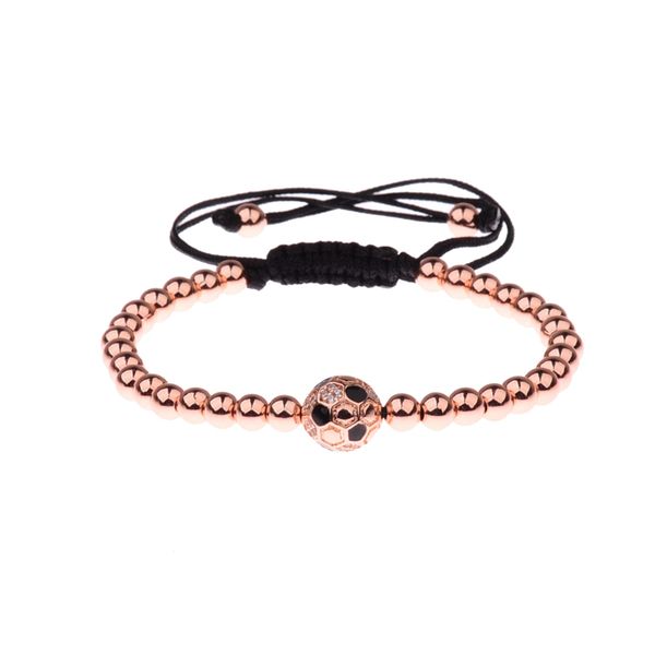 2021 charm bracelet copper gold color football ball braiding adjustable bracelet friendship bracelet men jewelry, Black
2021 charm bracelet copper gold color football ball braiding adjustable bracelet friendship bracelet men jewelry, Black