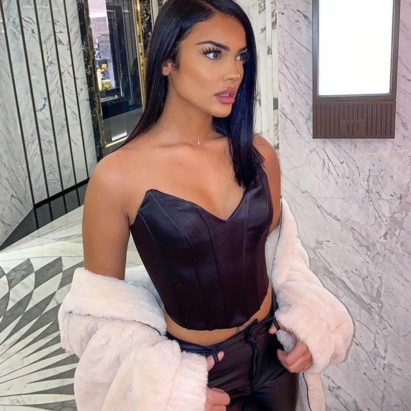 women's tanks & camis 2021 fashion trend women tube crop summer strapless slim fit bandeau back lace up closure bandage skinny tank, White
women's tanks & camis 2021 fashion trend women tube crop summer strapless slim fit bandeau back lace up closure bandage skinny tank, White