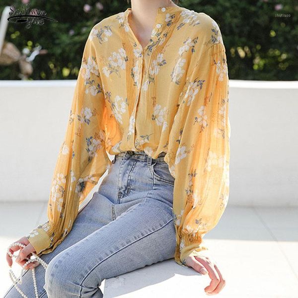 women's blouses & shirts blusas women blouse sweet 2021 casual autumn simple chic loose print floral batwing sleeve stylish clothing 1, White
women's blouses & shirts blusas women blouse sweet 2021 casual autumn simple chic loose print floral batwing sleeve stylish clothing 1, White