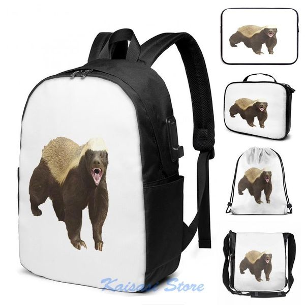 backpack funny graphic print honey badger usb charge men school bags women cosmetic bag travel laptop
backpack funny graphic print honey badger usb charge men school bags women cosmetic bag travel laptop