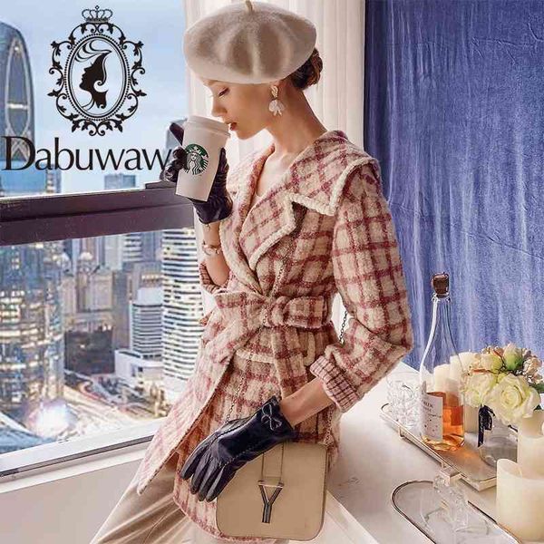 dabuwawa elegant plaid wool blend straight coat women turn-down collar sashes winter warm long coat outwear female dt1dln021 210520, Black
dabuwawa elegant plaid wool blend straight coat women turn-down collar sashes winter warm long coat outwear female dt1dln021 210520, Black