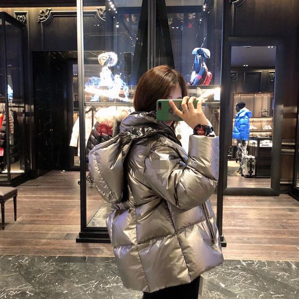 luxury france women's down jackets designer brand maya new bright silver short hooded slim-fit thick warm bread jacket, Black
luxury france women's down jackets designer brand maya new bright silver short hooded slim-fit thick warm bread jacket, Black