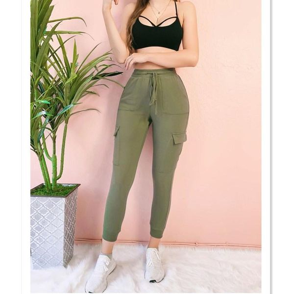women's pants & capris women cargo drawstring high waist ladies long trousers casual pocket work summer spring skinny sportswear female, Black;white
women's pants & capris women cargo drawstring high waist ladies long trousers casual pocket work summer spring skinny sportswear female, Black;white