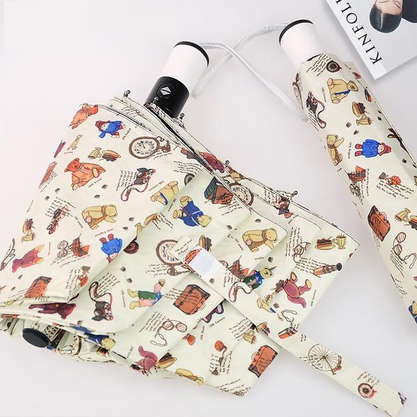 umbrellas cute black plastic sunscreen teddy bear automatic umbrella anti-uv sun wind resistance folding rain dual-use umbrella.
umbrellas cute black plastic sunscreen teddy bear automatic umbrella anti-uv sun wind resistance folding rain dual-use umbrella.