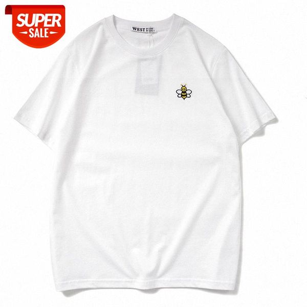 t shirt summer short-sleeved t-shirt women's casual embroidery little bee cotton men's loose couples coat discount #wl3y, White;black
t shirt summer short-sleeved t-shirt women's casual embroidery little bee cotton men's loose couples coat discount #wl3y, White;black