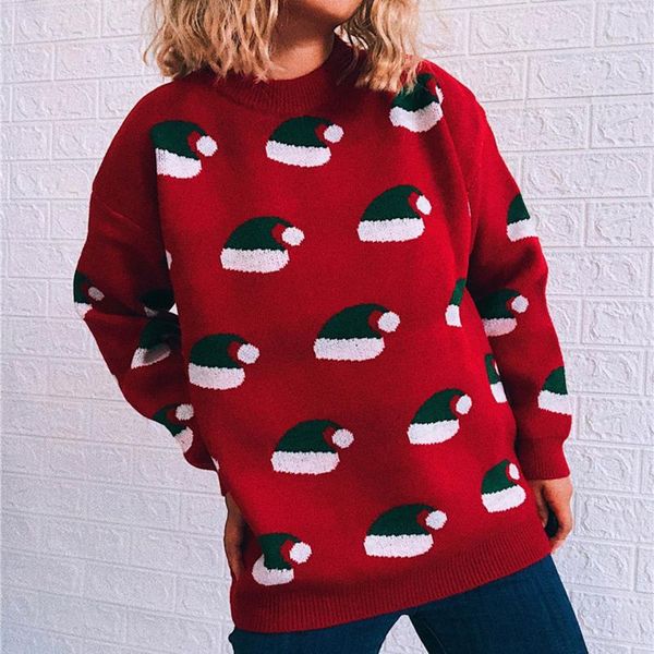 women's blouses & shirts ladies christmas blouse womens autumn wool knit round neck xmas print long-sleeved pullover female knitting sh, White
women's blouses & shirts ladies christmas blouse womens autumn wool knit round neck xmas print long-sleeved pullover female knitting sh, White