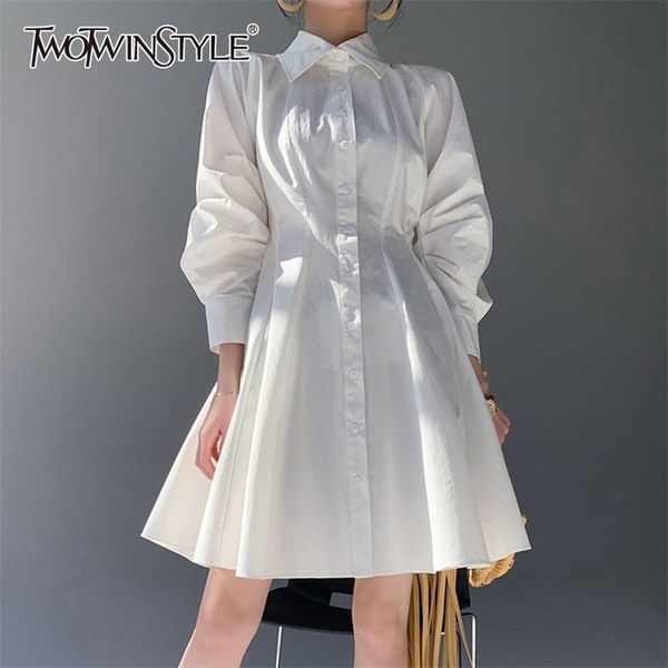 causal dress for female lapel collar long sleeve high waist slimming ruched pure color women's 210520, Black;gray
causal dress for female lapel collar long sleeve high waist slimming ruched pure color women's 210520, Black;gray