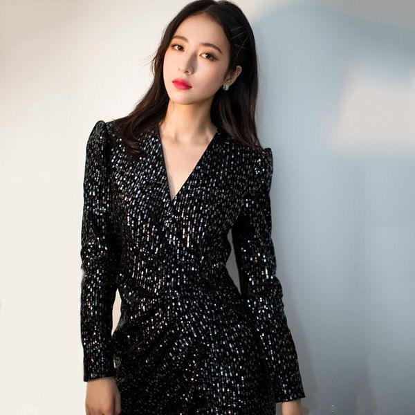 casual dresses elegant woman black sequin dress women mini night club party v neck bodycon bright shiny vestidos, Black;gray
casual dresses elegant woman black sequin dress women mini night club party v neck bodycon bright shiny vestidos, Black;gray