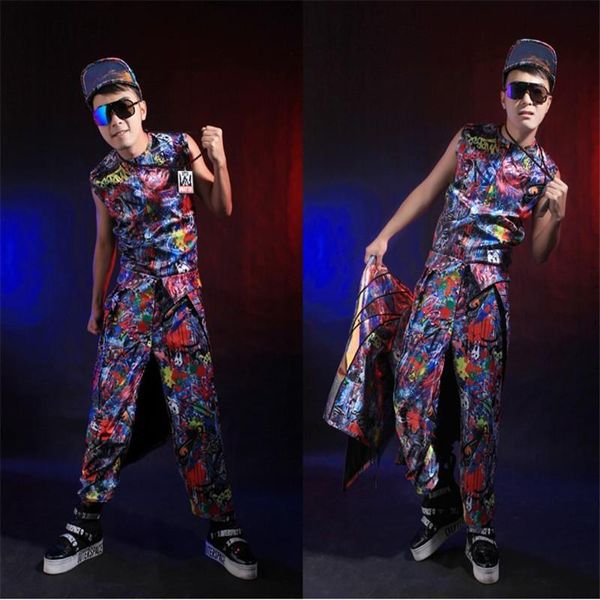 party decoration z59 men stage wears dj singer jacket ballroom dance costumes performance pants hip hop suit host clothe male dress disco
party decoration z59 men stage wears dj singer jacket ballroom dance costumes performance pants hip hop suit host clothe male dress disco