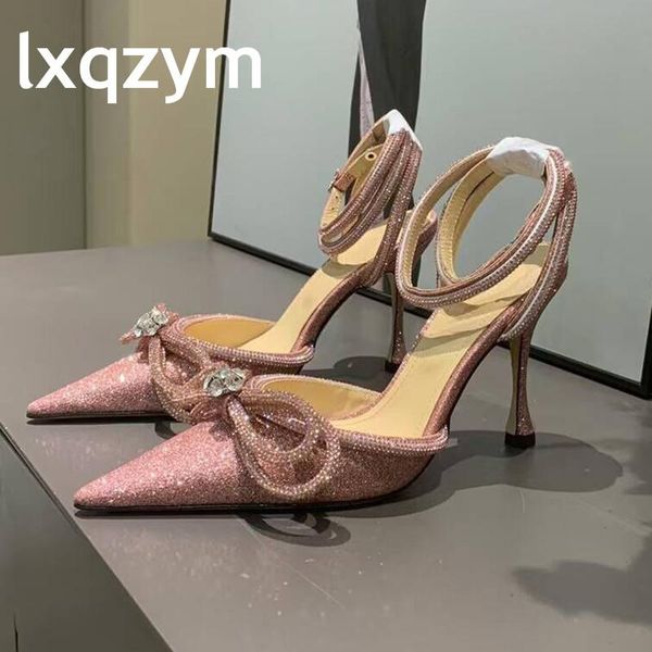 crystal bowknot wedding shoes women sweet satin rhinestone high heel woman sandals pointed toe slingback stilettos dress, Black
crystal bowknot wedding shoes women sweet satin rhinestone high heel woman sandals pointed toe slingback stilettos dress, Black