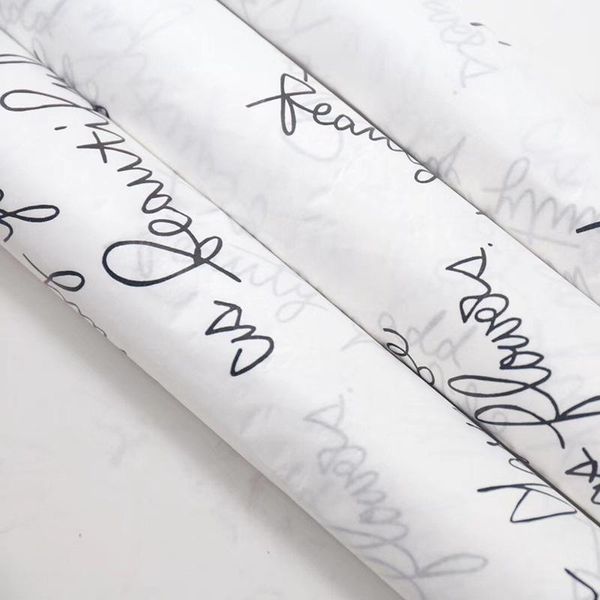 gift wrap custom logo design printed tissue paper moisture proof packing wrapping for bag clothing
gift wrap custom logo design printed tissue paper moisture proof packing wrapping for bag clothing