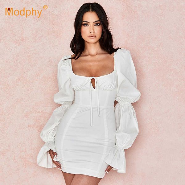 arrival white puff long sleeve corset dress casual party club women backless mini bodycon female clothing 210527, Black;gray
arrival white puff long sleeve corset dress casual party club women backless mini bodycon female clothing 210527, Black;gray