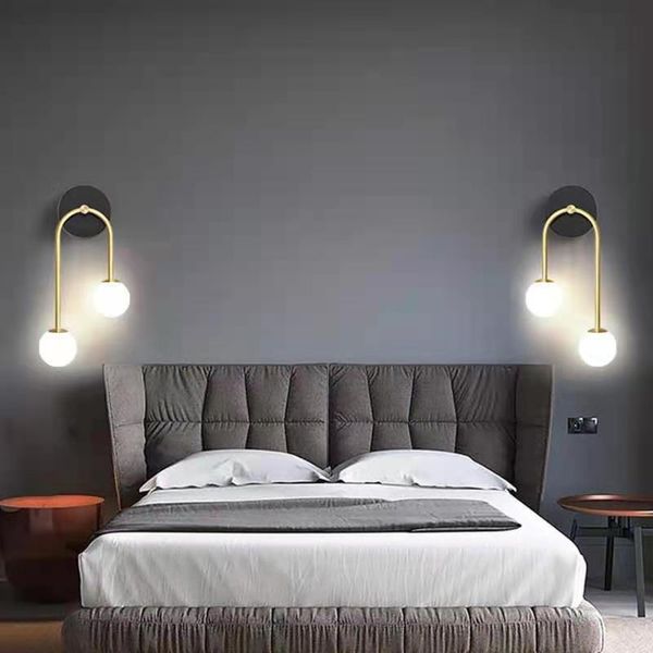 wall lamp modern led lights glass ball indoor reading living room corridor aisle 2 heads bracket light bedroom bedside
wall lamp modern led lights glass ball indoor reading living room corridor aisle 2 heads bracket light bedroom bedside