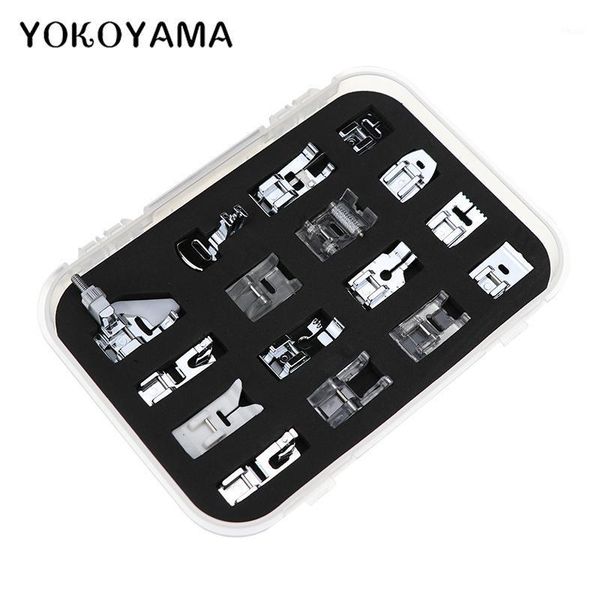 16pcs/set pressure foot sewing parts suit home hand diy electric machine for brother feiyue singer notions & tools1, Black
16pcs/set pressure foot sewing parts suit home hand diy electric machine for brother feiyue singer notions & tools1, Black