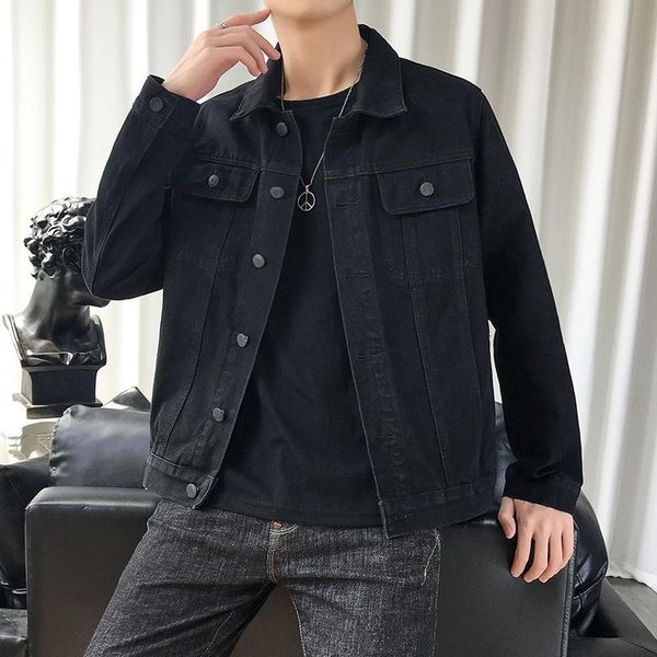 men's jackets men spring autumn black denim jacket all-match solid color slim fashion casual male cowboy coat plus size m-5xl, Black;brown
men's jackets men spring autumn black denim jacket all-match solid color slim fashion casual male cowboy coat plus size m-5xl, Black;brown