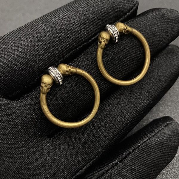 hoop & huggie european and american style personality niche fashion trend brass earrings for women, Golden;silver
hoop & huggie european and american style personality niche fashion trend brass earrings for women, Golden;silver