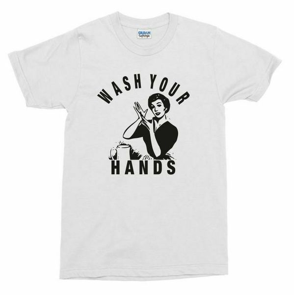 wash your hands t-shirt - retro propaganda style, virus, various colour t shirts, White;black
wash your hands t-shirt - retro propaganda style, virus, various colour t shirts, White;black