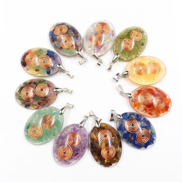 retro reiki healing energy quartz stone pendant necklace oval rainbow chakra amulet natural orgone crystal yoga jewelry necklaces, Silver
retro reiki healing energy quartz stone pendant necklace oval rainbow chakra amulet natural orgone crystal yoga jewelry necklaces, Silver