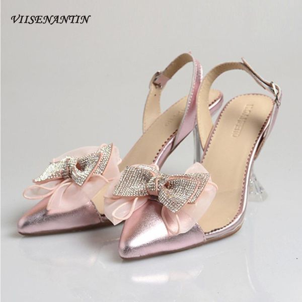 dress shoes crystal bow sweet shallow mouth pointed sandals summer leather color matching stiletto high heel women, Black
dress shoes crystal bow sweet shallow mouth pointed sandals summer leather color matching stiletto high heel women, Black