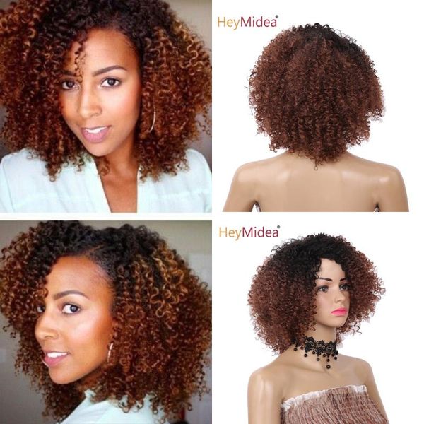 synthetic wigs 12inch kinky curly wig short ombre brown for black women cosplay heymidea
synthetic wigs 12inch kinky curly wig short ombre brown for black women cosplay heymidea