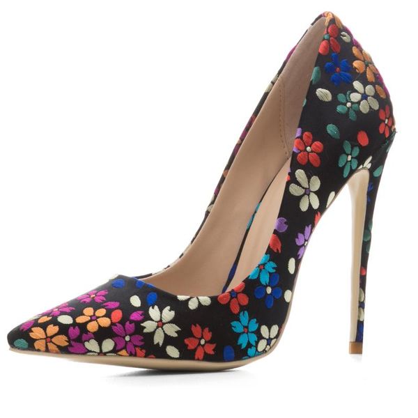 dress shoes women small floral embroidery plus size 34-45 basic pointed toe high heel slip stiletto pumps customizable 12cm, Black
dress shoes women small floral embroidery plus size 34-45 basic pointed toe high heel slip stiletto pumps customizable 12cm, Black